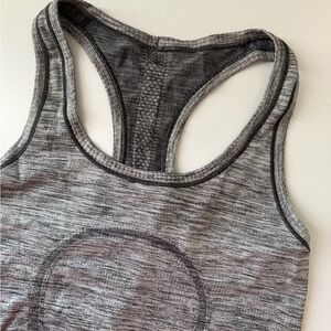Lululemon athletica swiftly tech Gray Racerback Tank Top